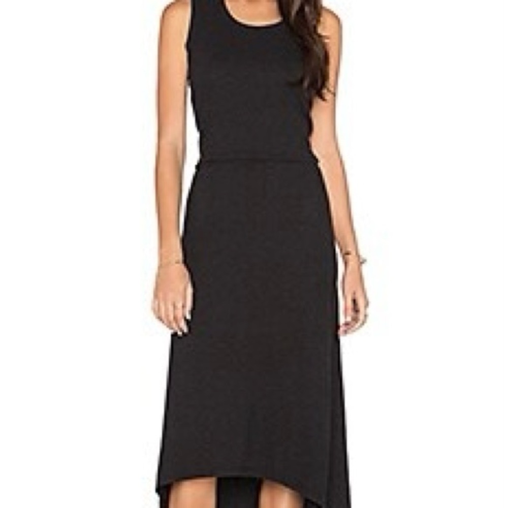 James Perse Blouson Back High Low Tank Dress 2